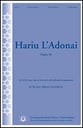 Hariu L'adonai SATB choral sheet music cover